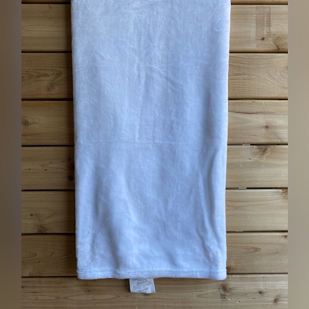 Bella Russo White Throw Blanket